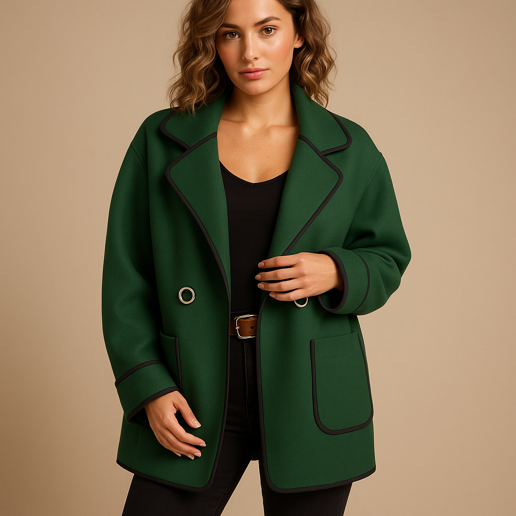 Casual lined blazer for women.