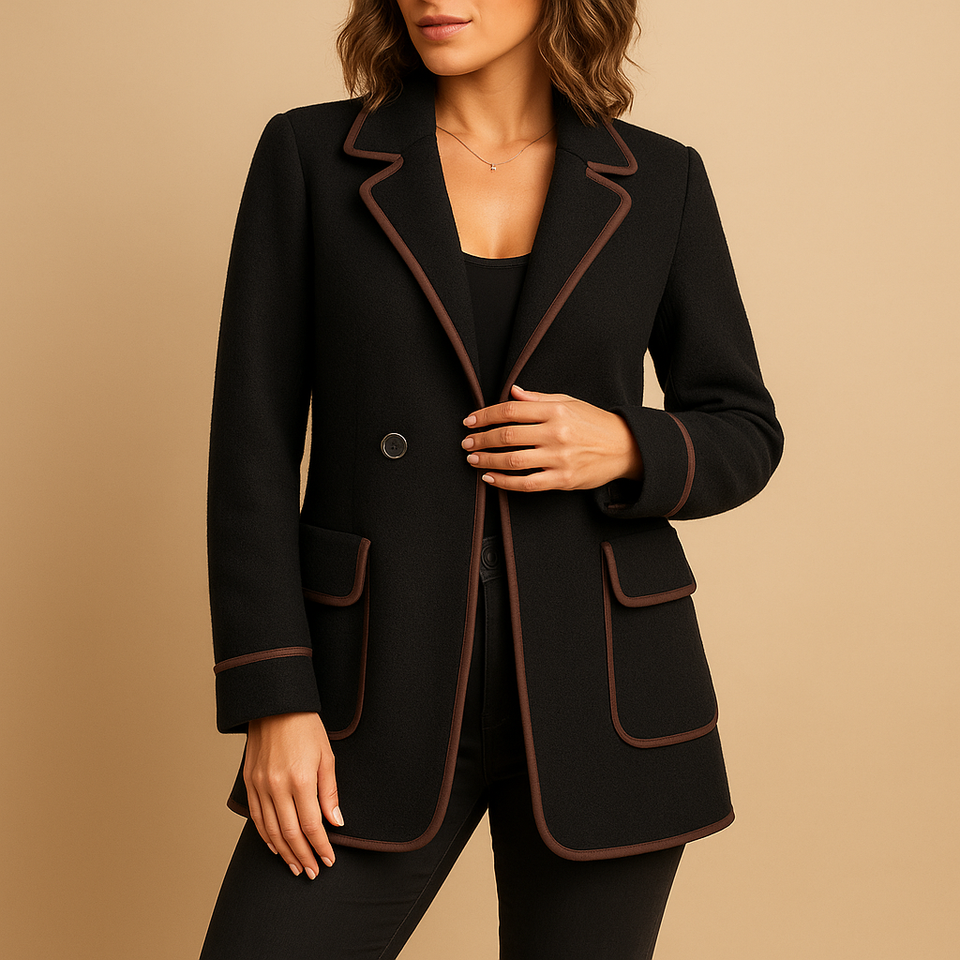 Casual lined blazer for women.