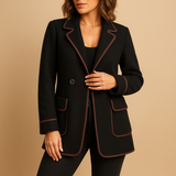 Casual lined blazer for women.