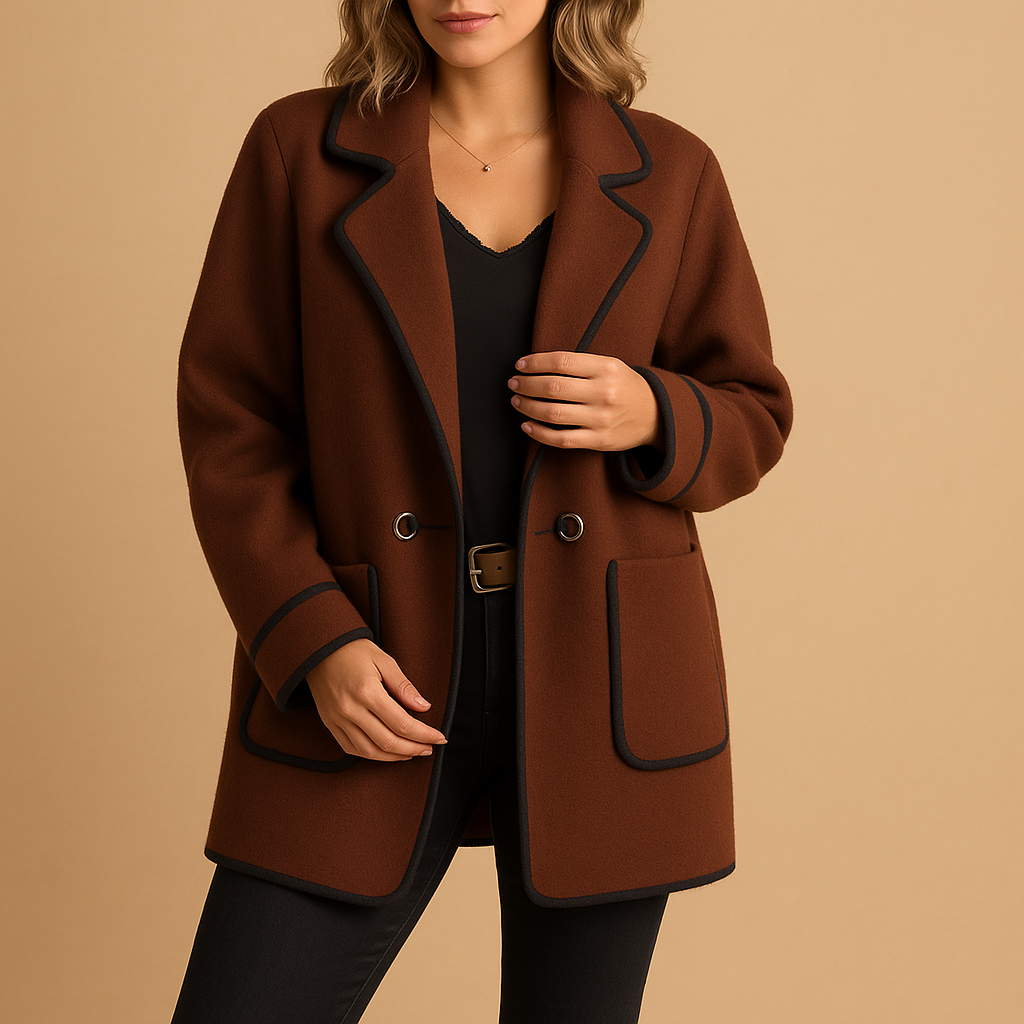 Casual lined blazer for women.