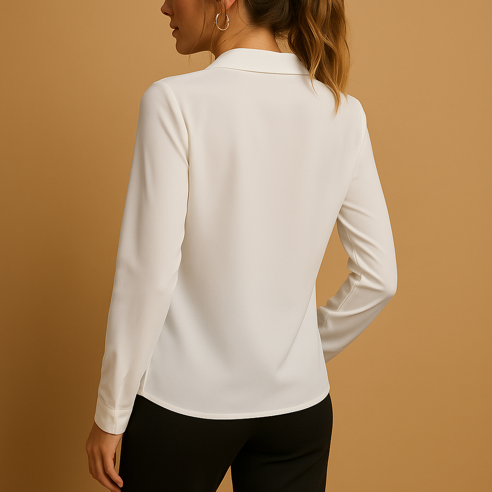 Elegant plain blouse for women