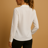 Elegant plain blouse for women