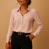 Elegant plain blouse for women