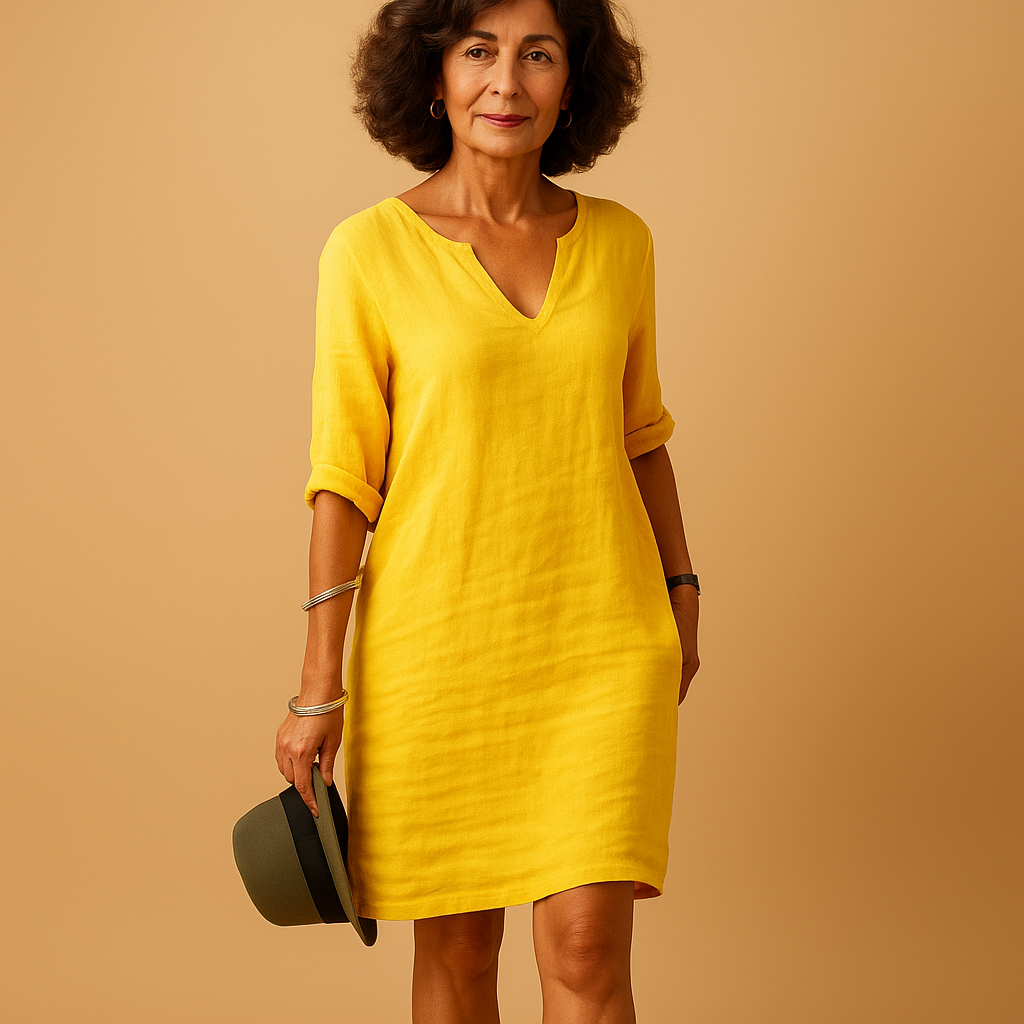 Light and elegant summer dress for women.