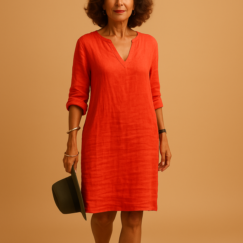 Light and elegant summer dress for women.