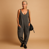 Lightweight summer dress with a loose fit for women.