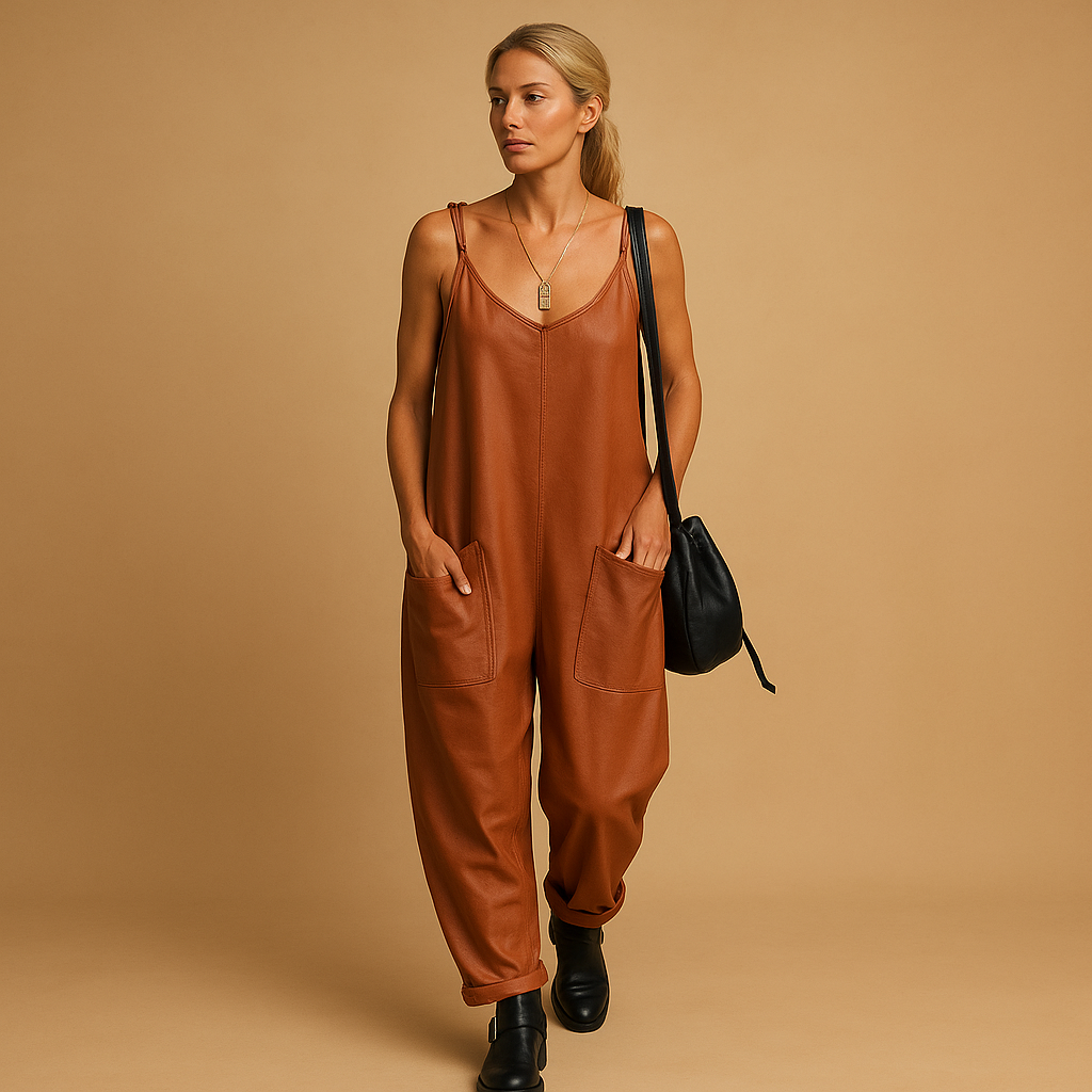 Lightweight summer dress with a loose fit for women.