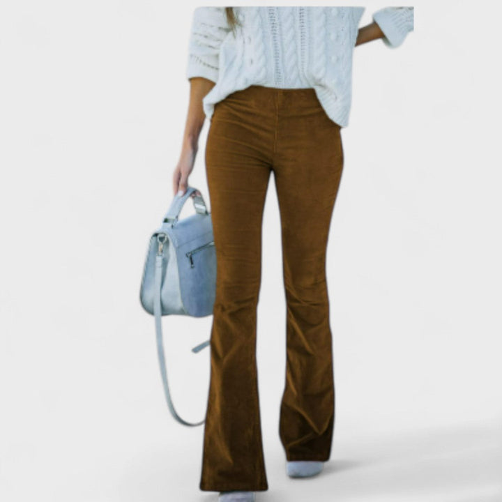 Chalvessa | Flared Elegant Trousers