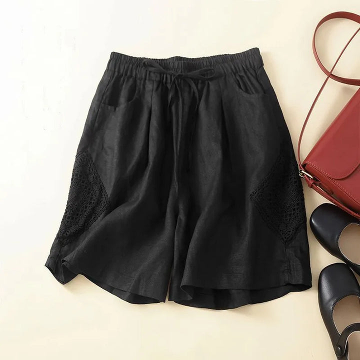 SOFIA CARLOTTA LINEN BERMUDA