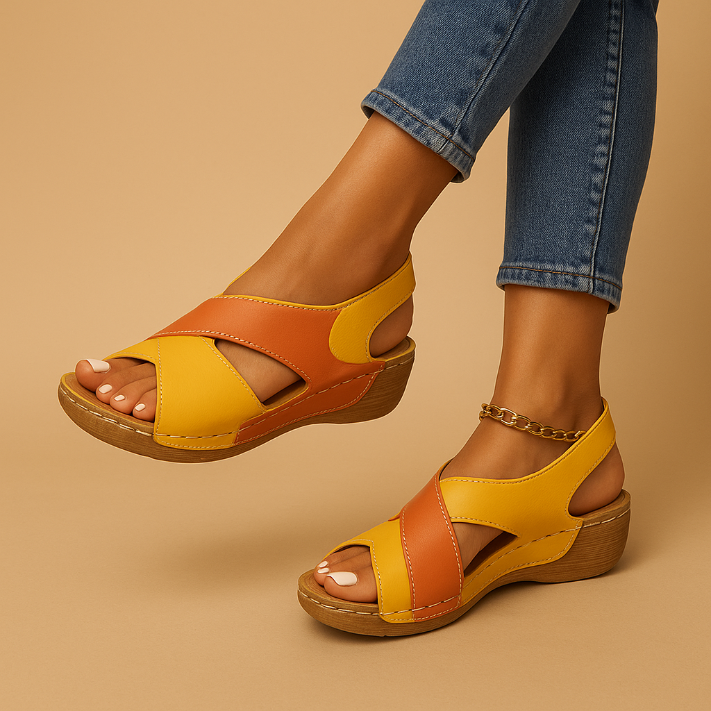 Breathable walking sandals for women.