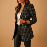 Blazer with a flattering fit for women.