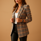 Blazer with a flattering fit for women.