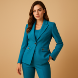 Blazer set with pants for women.