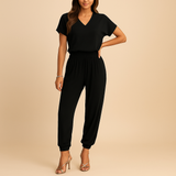 Floral women's set with top and pants.