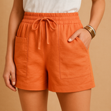 Casual summer shorts for women with a relaxed fit