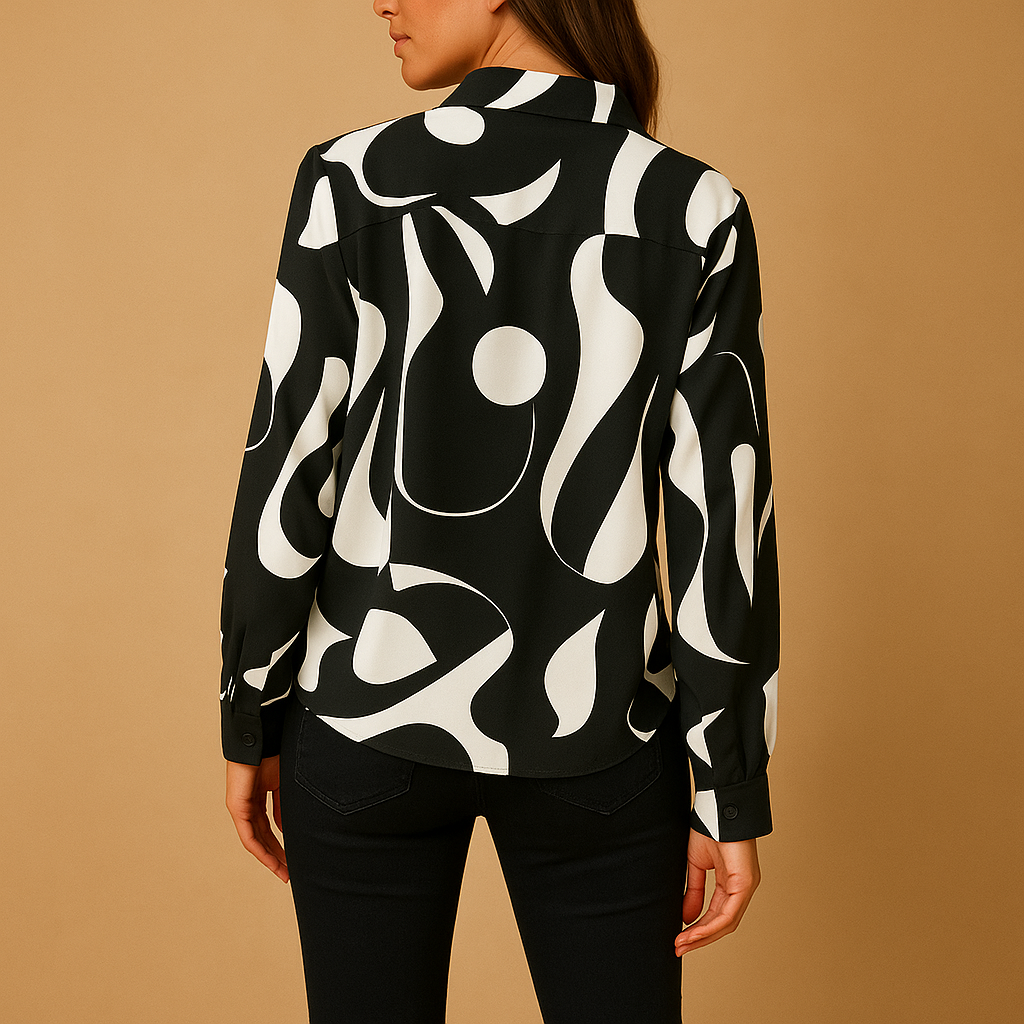Chic printed blouse for women