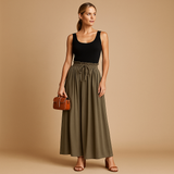 Chic high-waisted wide-leg pants for women