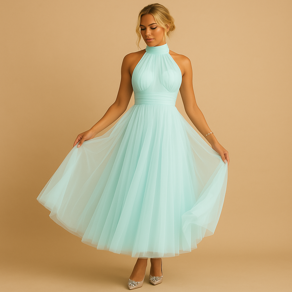 Chic elegant dress for women.