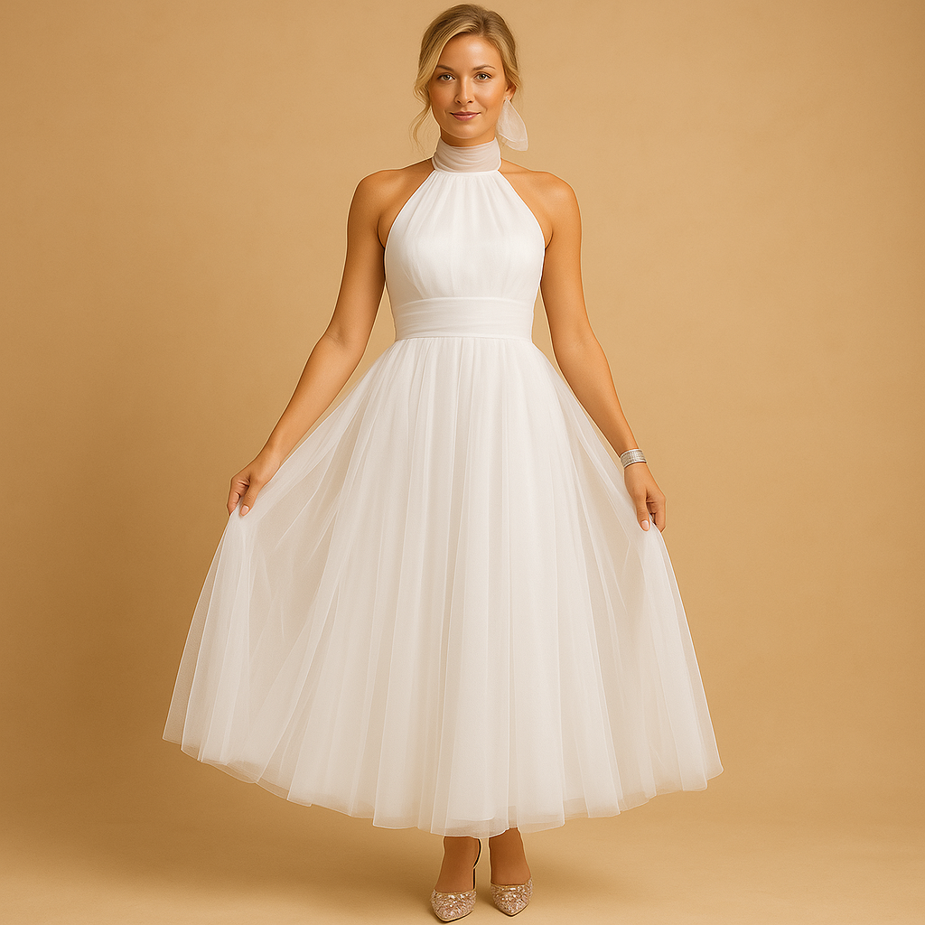Chic elegant dress for women.