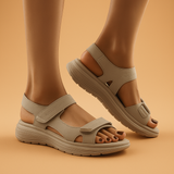 Comfort sandals with soft soles for women.