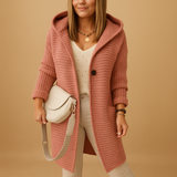 Comfortable open women's cardigan with a timeless fit.