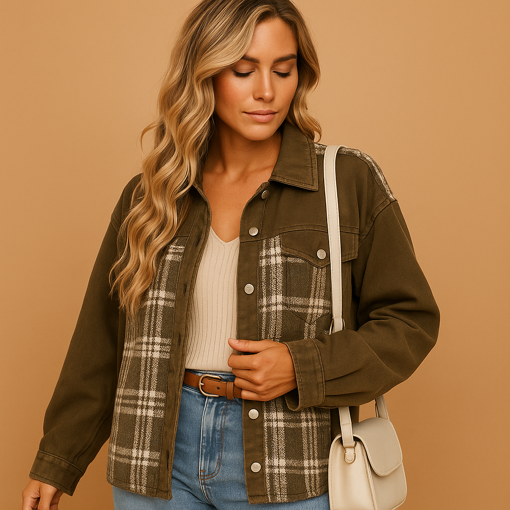 Comfortable women's jacket made from breathable fabric