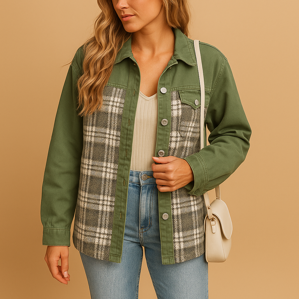 Comfortable women's jacket made from breathable fabric
