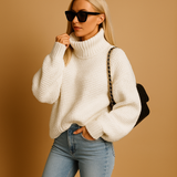 Comfortable timeless pullover for women.