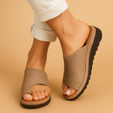 Corrective sandals for women with comfortable support.
