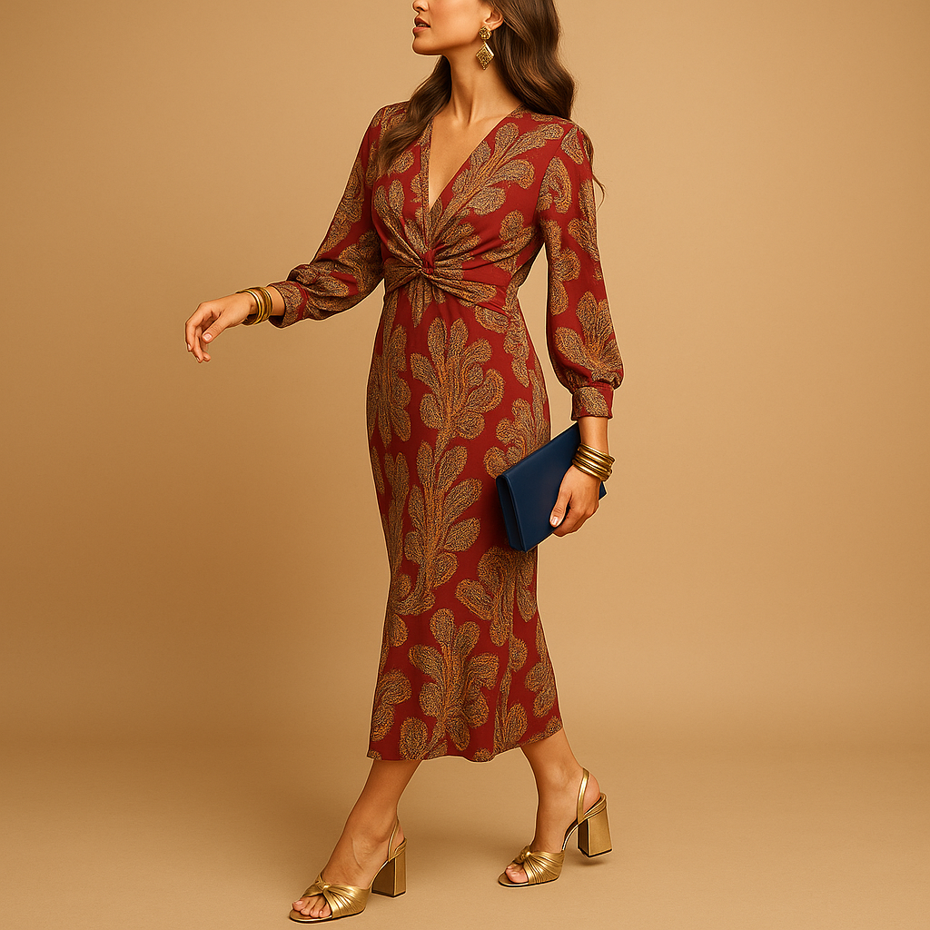 Luxurious, sustainable women's dress for all seasons.