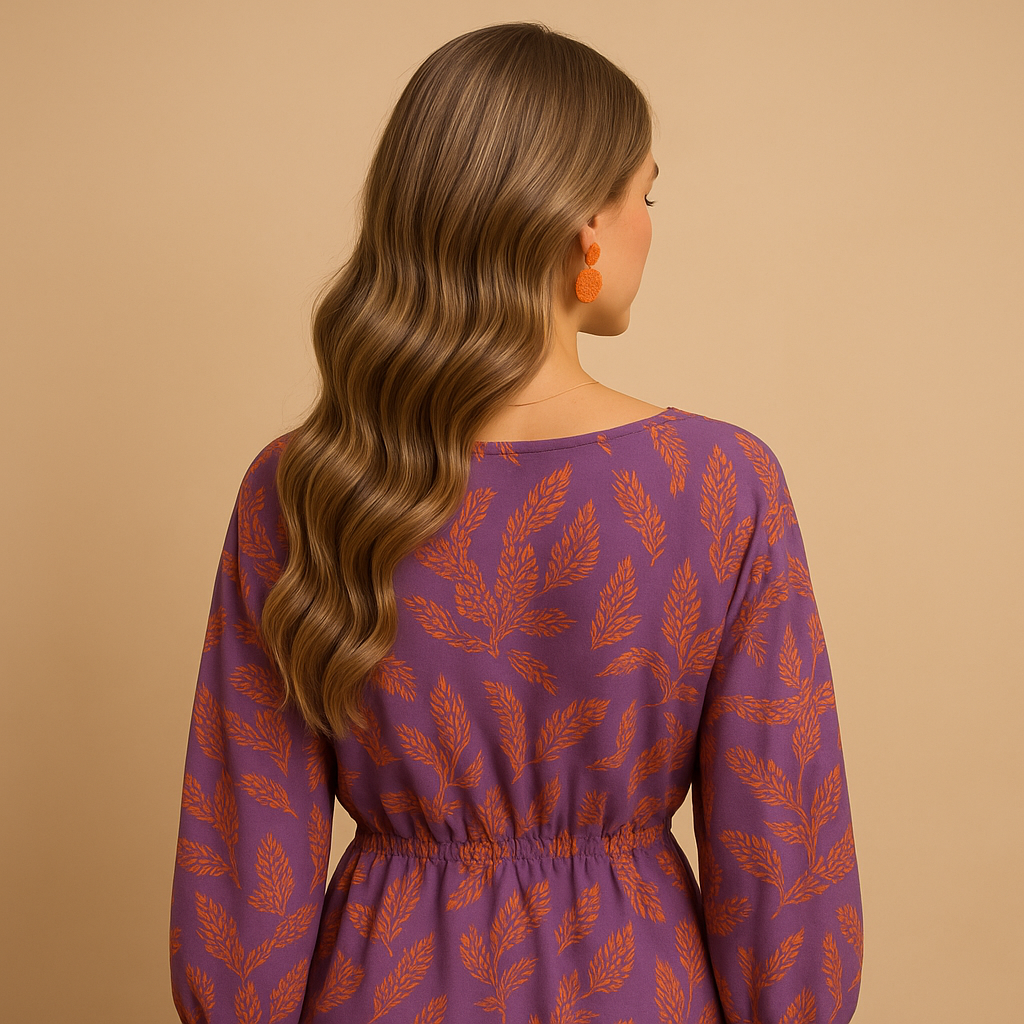 Luxurious, sustainable women's dress for all seasons.
