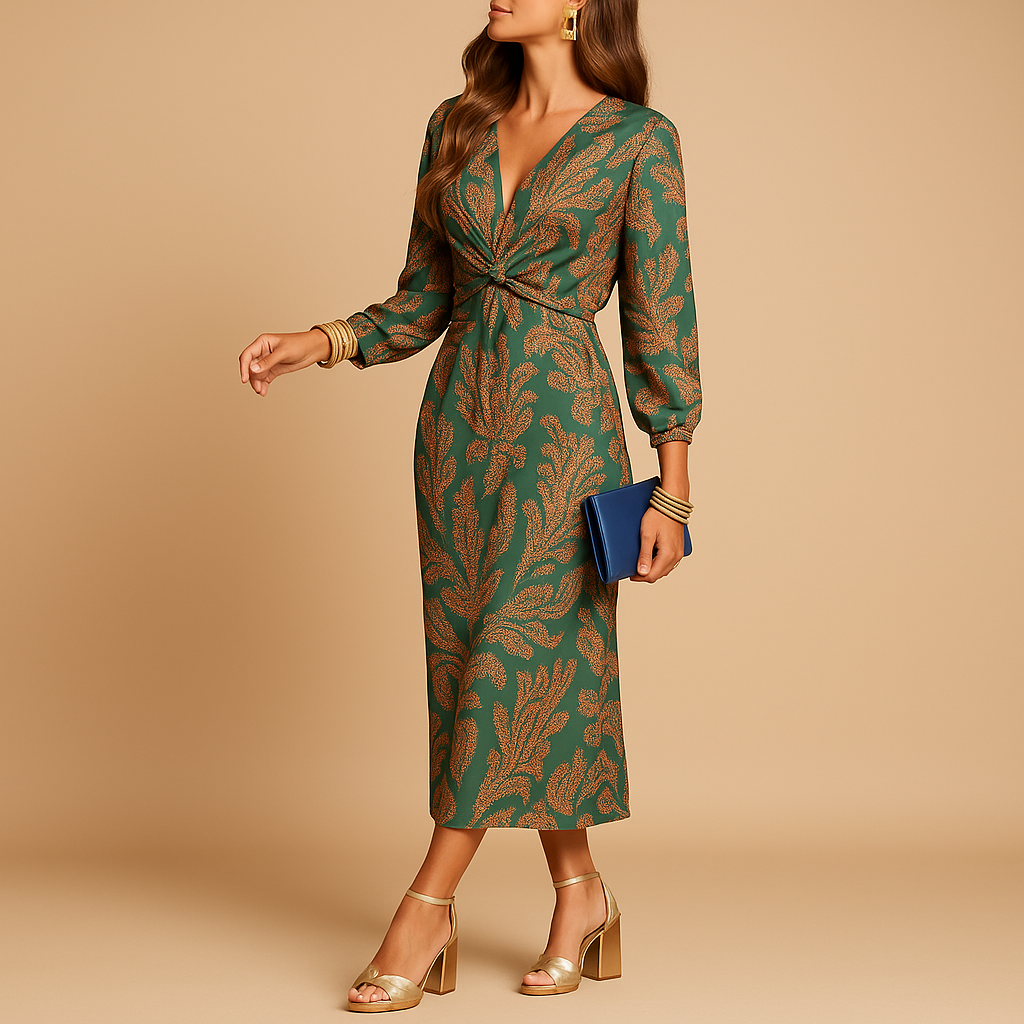 Luxurious, sustainable women's dress for all seasons.