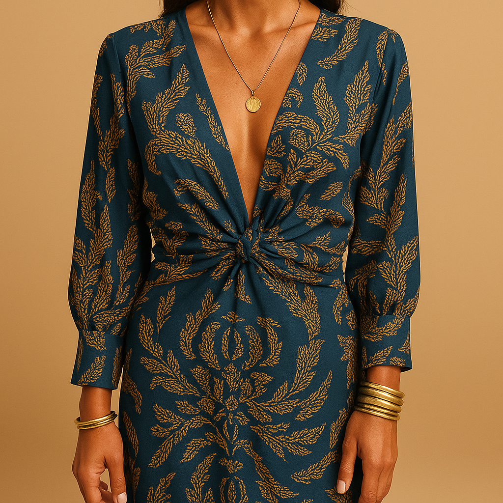 Luxurious, sustainable women's dress for all seasons.