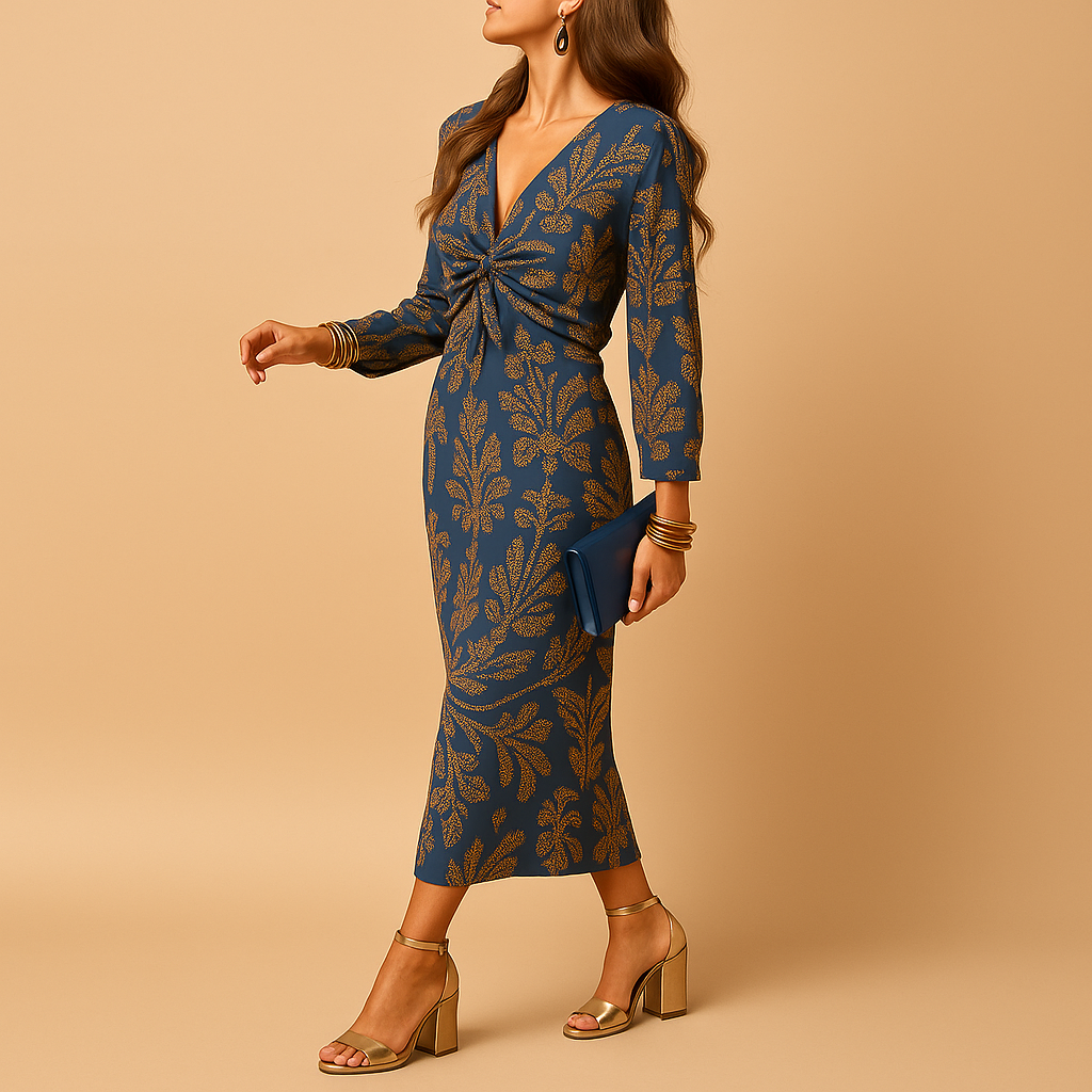 Luxurious, sustainable women's dress for all seasons.