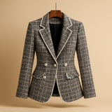 Elegant blazer with a classic cut for women.