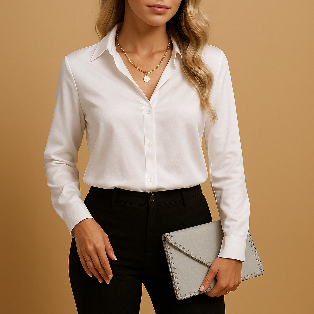 Elegant blouse with timeless design for women