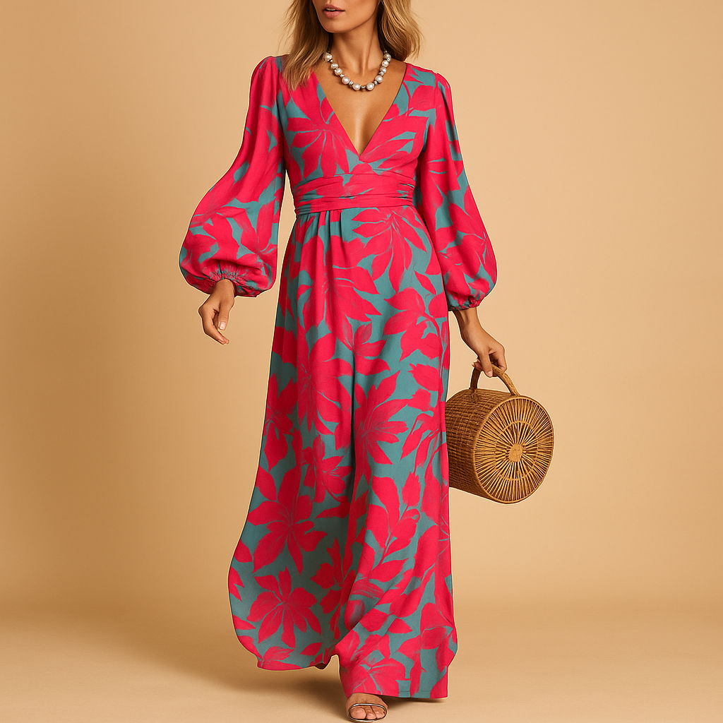 Elegant knee-length women's dress with a flattering fit.