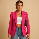 Elegant tailored blazer for women.