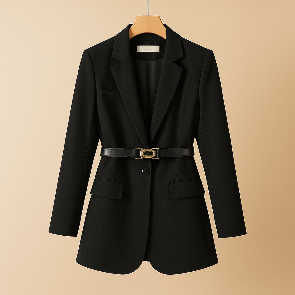 Elegant tailored blazer for women.