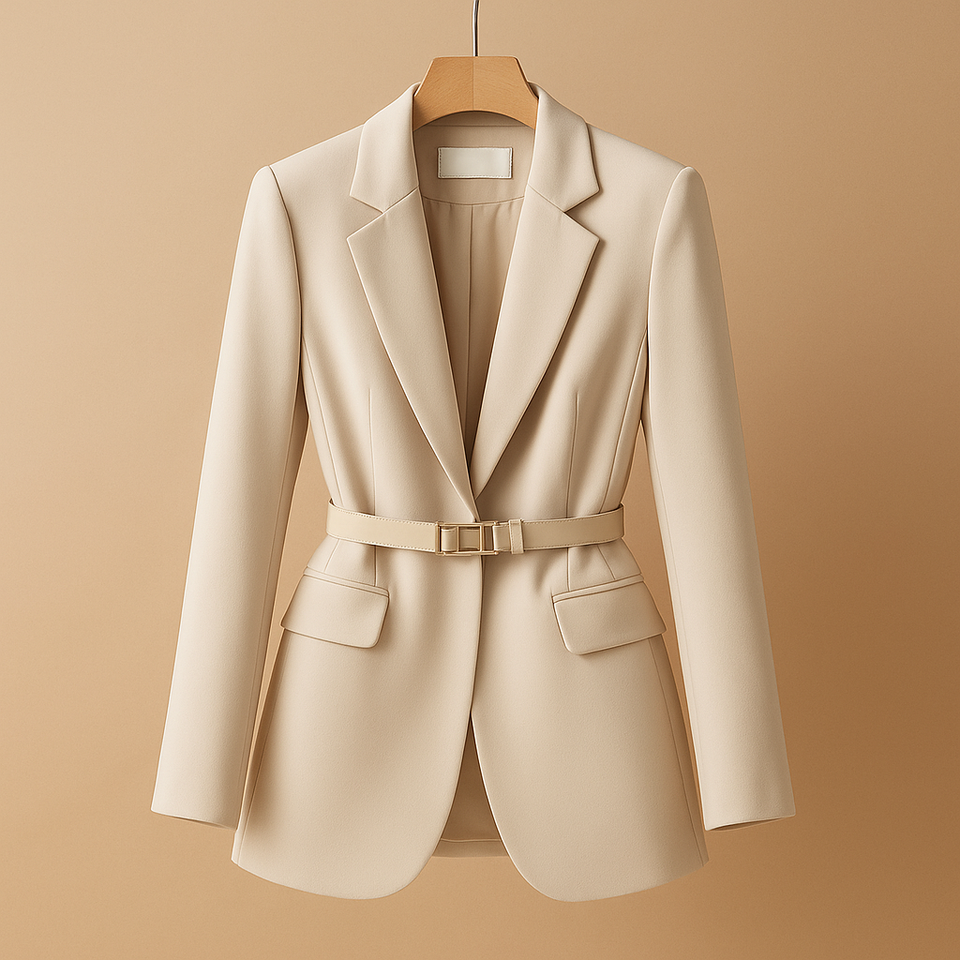 Elegant tailored blazer for women.