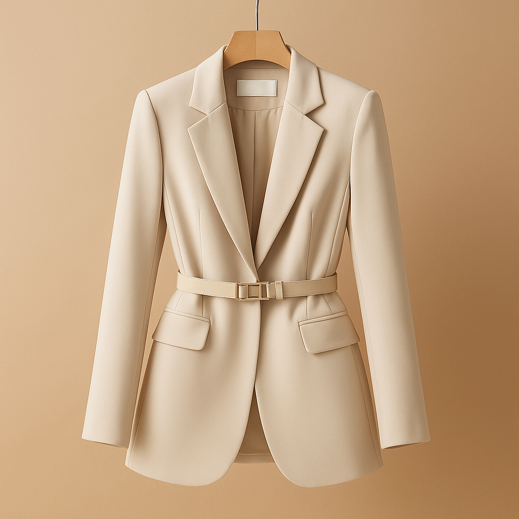 Elegant tailored blazer for women.