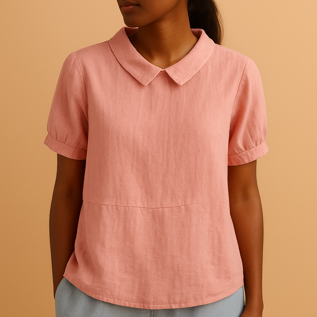 Elegant fitted blouse for women