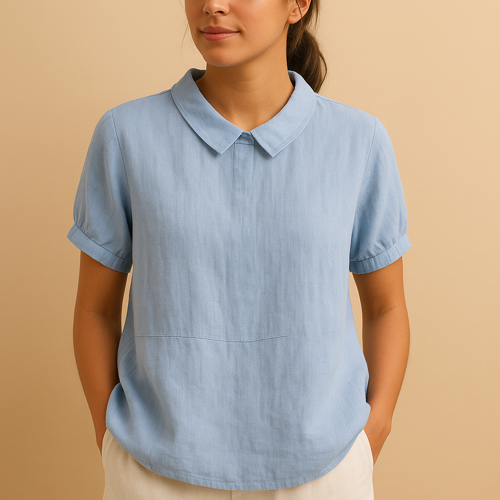 Elegant fitted blouse for women