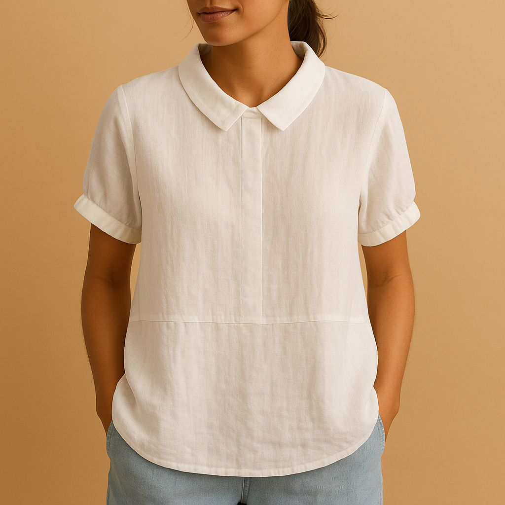 Elegant fitted blouse for women