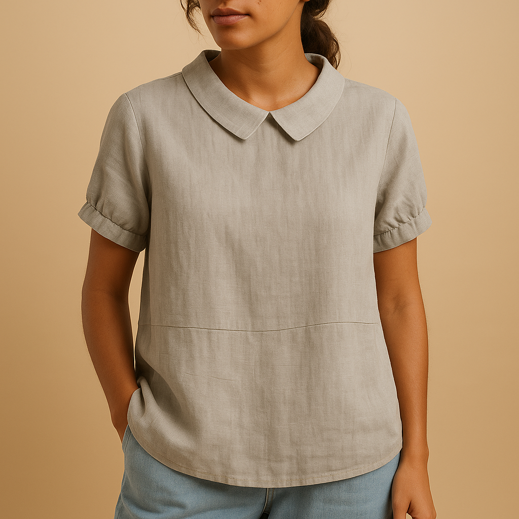 Elegant fitted blouse for women