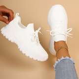 Elegant slip-on shoes with extra foot support for women