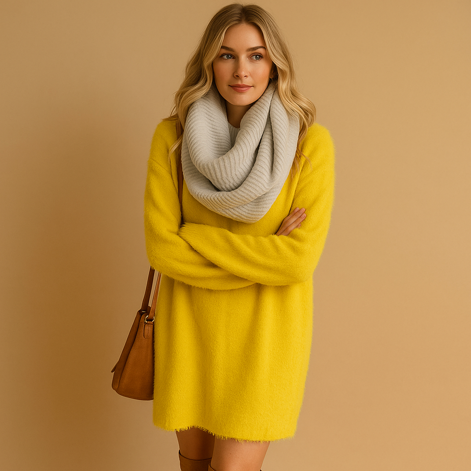 Elegant dress with timeless design for women.