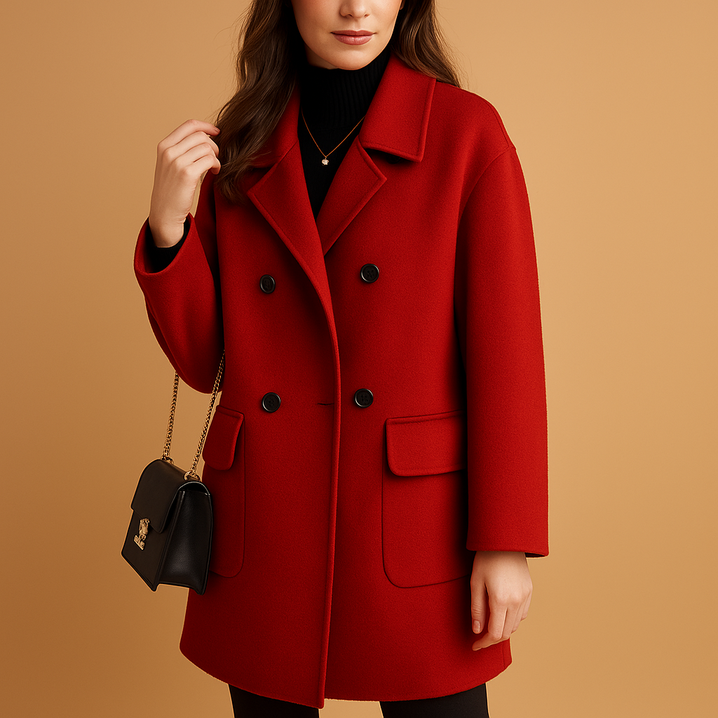 Elegant long coat for women