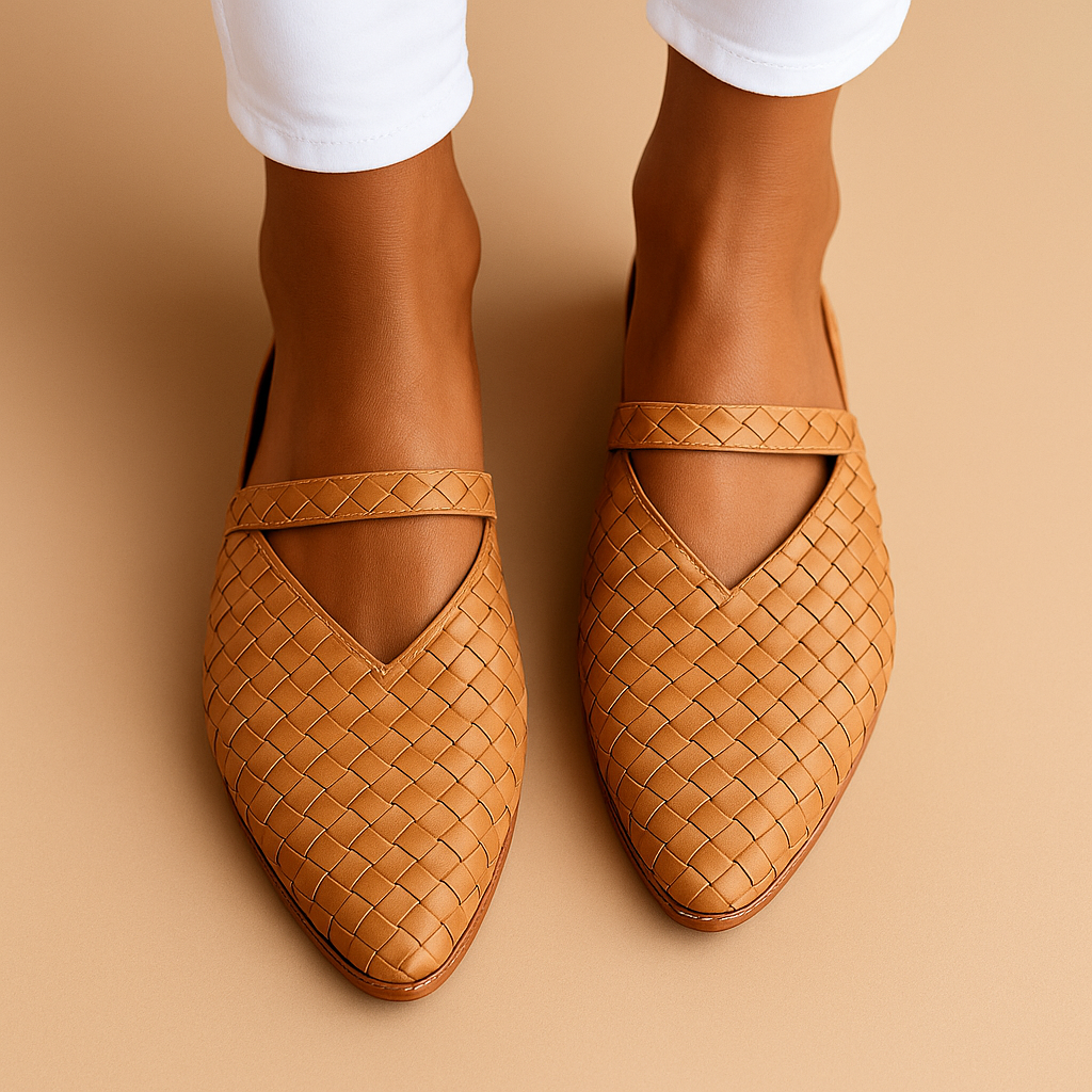 Elegant flip-flop sandals with soft soles for women.