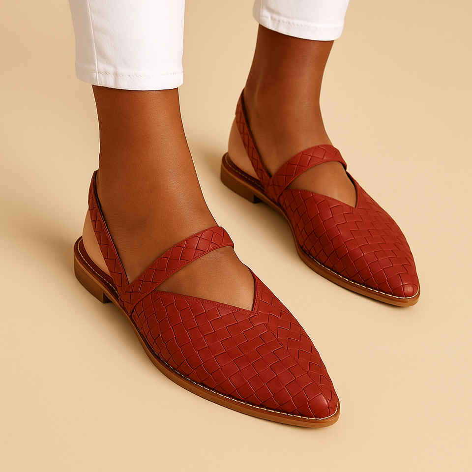 Elegant flip-flop sandals with soft soles for women.